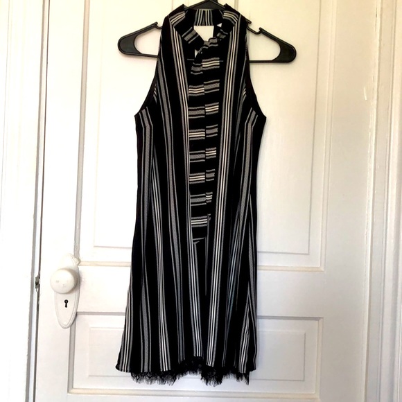 NWOT Candie’s Black & White Halter Mini Dress XS *Discontinued Style* - Picture 9 of 12